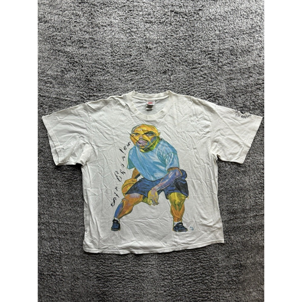 Charles Barkley Nike Hoop Heroes Vintage TShirt size XL